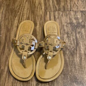 Tory Burch Miller Tan Sandals
